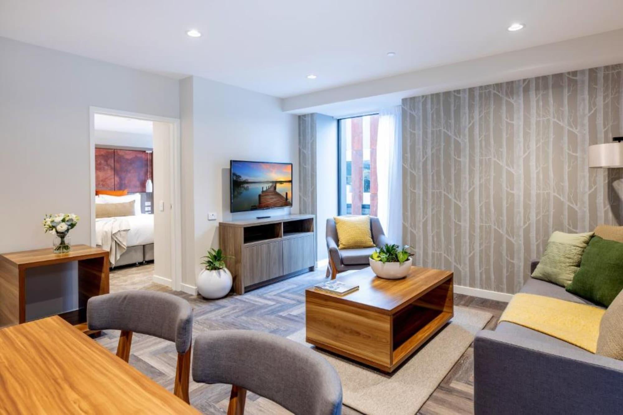Sudima Christchurch City Экстерьер фото A living room at the hotel