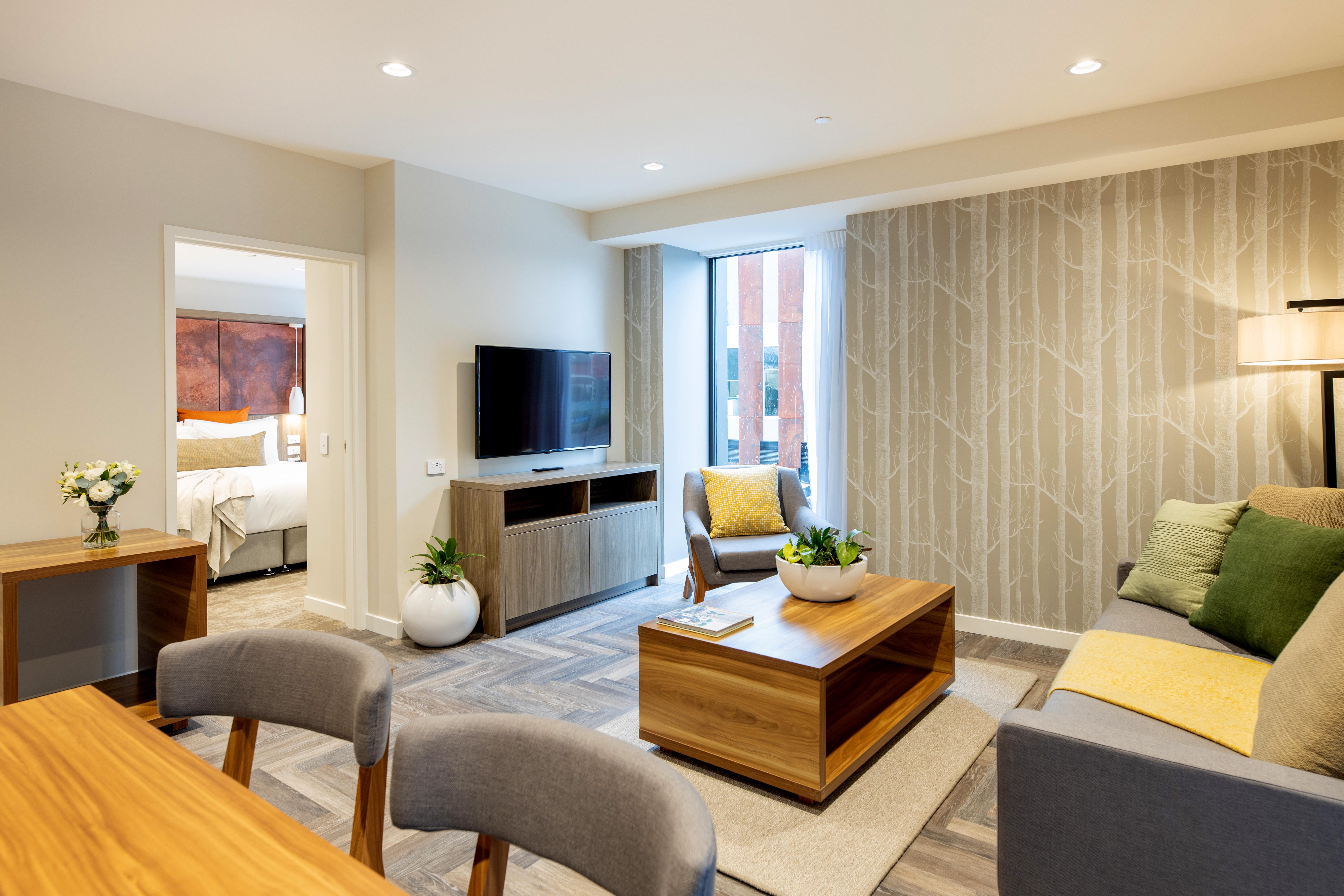 Sudima Christchurch City Экстерьер фото A living room at the hotel