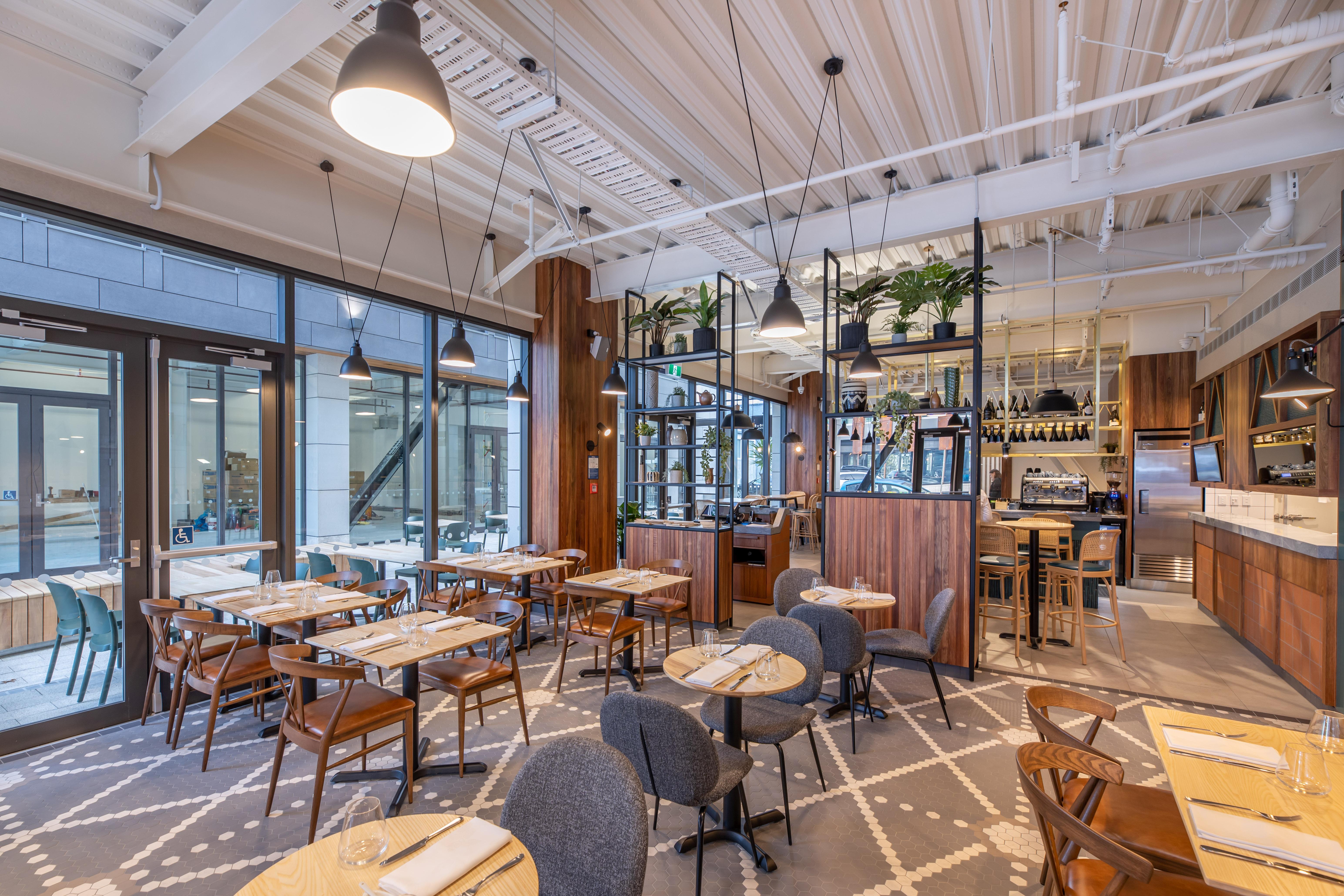 Sudima Christchurch City Экстерьер фото The interior of the restaurant